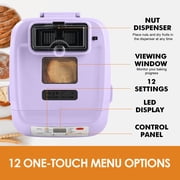 Kitchen in the Box 2lb Bread Maker with Auto Fruit Nut Dispenser, 12-in-1 Gluten-Free Bread Machine, 13H Delay Timer, Nonstick Pan, Keep Warm, Purple