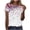 aWhite, variant on Qingpeng Patriotic T Shirts for Women Summer American Flag Print Shirts Women's Independence Day Short Sleeve Casual Tee Tops Size S-XXL