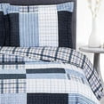 thumbnail image 3 of Zoe Microfiber Twin XL Quilt Sets- 2 Piece Oversized Reversible Printed Coverlets, 3 of 3