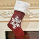 thumbnail image 2 of Medias navideñas, calcetines colgantes con copos de nieve y renos para decoraciones para árboles de Navidad, adornos navideños. Sincero Electrónica, 2 of 5