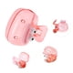 thumbnail image 3 of Cubiertas de cepillo de dientes en forma de pez, ligeras y de boca grande, para viajes, plástico, rosa, púrpura, rojo, verde, 3 of 5