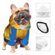 thumbnail image 3 of Fotbe Blue Sky Sunflower Sudadera con Estampado para Perros Pequeños – Suéter con Capucha para Mascotas, Tela Suave de Forro Polar con Bolsillo-X-Small, 3 of 7