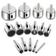thumbnail image 5 of Juego de brocas 10 piezas Kit de sierras de corona para azulejos, cerámica y botellas de vidrio, 5 of 8