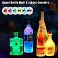 thumbnail image 3 of Posavasos LED paquete de luces LED para botellas colores LED RGB para botellas de licor glorificador de botellas luz flash para bebidas bar fiesta dec, 3 of 6