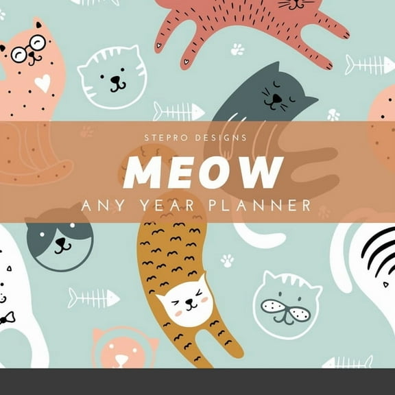 Meow Any Year Planner, (Paperback)