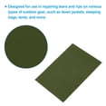 thumbnail image 3 of Down Jacket Repair Patch 6" x 8", 10 Pack Self Adhesive Nylon Fabric Patch for Tent Clothes, Army Green, 3 of 7