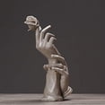 thumbnail image 3 of Escultura de manos decorativas de resina decoración del hogar amante de la boda (gris) Sincero Electrónica, 3 of 5