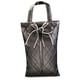 thumbnail image 3 of Bolsa de pañuelos para coche colgante de aspecto encantador bolsa de pañuelos impermeable para todo tipo de vehículos Bowknot negro, 3 of 5