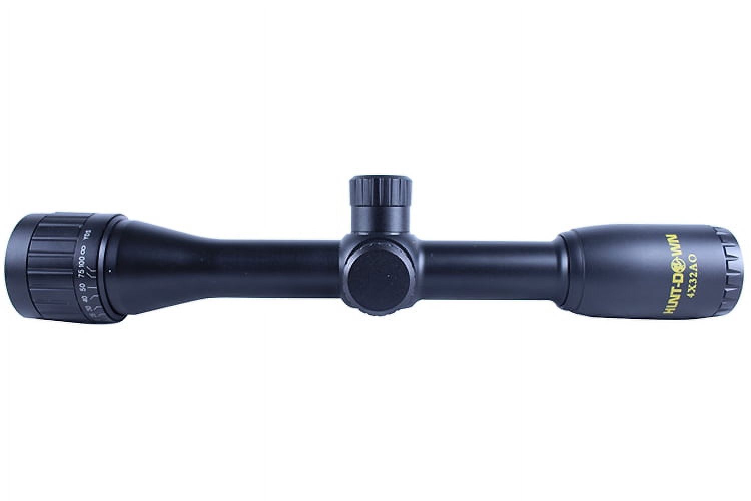 Hunt-Down Black Matte 4x32AO Wide Field Rapid Rangefinder Reticle Rifle Scope