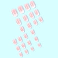 thumbnail image 3 of Uñas postizas cortas con forma de almendra WAFOLOZE de Press on Nails, 24 unidades, 3 of 7