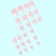 thumbnail image 3 of Uñas postizas cortas con forma de almendra WAFOLOZE de Press on Nails, 24 unidades, 3 of 7