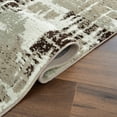 thumbnail image 2 of Garvee 8' x 10' Area Rug Modern Abstract Rug Soft Shag Rug Indoor Non-Slip Non-Shedding Carpet for Living Room Bedroom, Brown/Beige, 2 of 6