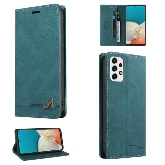 Allytech Wallet Cover for Samsung A53 Case 5G, Shockproof PU Leather Kickstand Wallet Card RFID Blocking Magnetic Folio Holder, Book Style Anti-Scratch Phone Case For Samsung Galaxy A53 5G,Blue