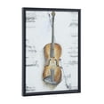 thumbnail image 6 of DecMode 18"W, 24"H Polystone Traditional Violin Framed Wall Art, Brown, 1-Piece, 6 of 8