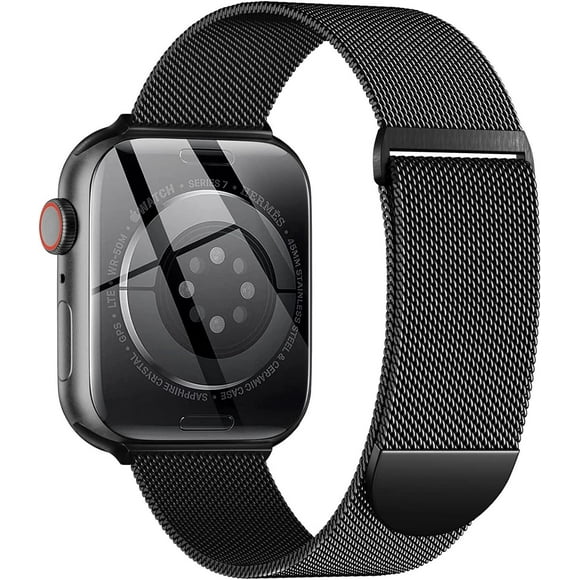MetallbandkompatibeltmedAppleWatch-band40mm38mm41mmBlack-WELLNGSBlack
