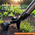 thumbnail image 3 of Weed Puller Tool with Wheels, Stand-Up Weeder Stainless Steel Claw for Gardening Patio Lawn Sidewalk Driveways Weeds, 3 of 5