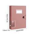 thumbnail image 3 of A4 Expanding Document Folder 30 Pockets 60 Pages Plastic Organizer With Snap Closure Transparent File Holder For Office School Paper Storage Receipts Contracts Documents Filing Organizer Case, 3 of 6