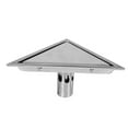 thumbnail image 2 of Escurridor de ducha de suelo de baño Invisible antiolor triangular de acero inoxidable # desodorante de agua profunda, 2 of 5