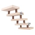 thumbnail image 4 of Hamster Toy, Wood Hamster Ladder, Safe Other Small Pets For Hamster  Mice, 4 of 8