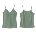 thumbnail image 4 of ATOYSOY Womens Lace Banding V Neck Eyelet Camisole Spaghetti Strap Casual Tank Top Light Breathable Tops For Summer Daily Street Wear, 4 of 7