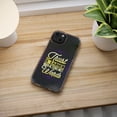 thumbnail image 5 of DistinctInk Clear Hybrid Case for Apple iPhone 15 Pro Max (6.7" Screen) - Trust Is Earned With Actions Not Words - Slim Profile Design, 5 of 9