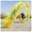 Yellow, variant on Dragon Dance Ribbon Set for Beginner, with Dragon Head,Outdoor Fitness Dragon Design Spinning & Shaking, Washable,Event Celebration Stage Prop
