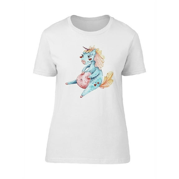 Cute Magic Lovely Unicorn Tee Women's -Image by Shutterstock