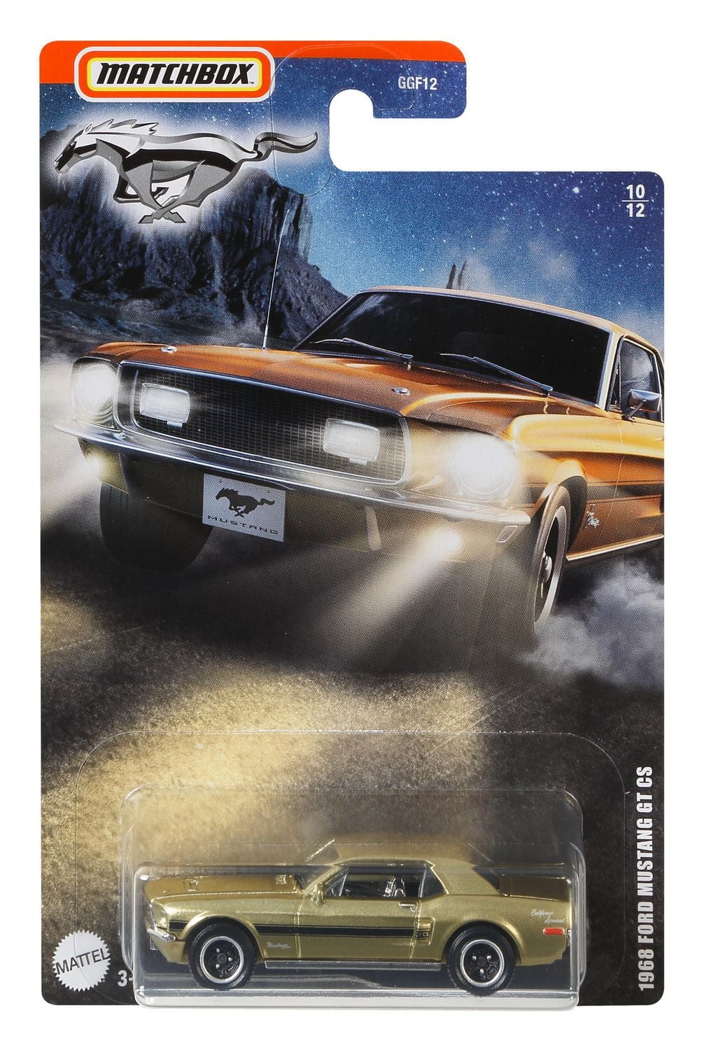 Matchbox '68 Ford Mustang GT CS véhicule