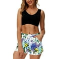 thumbnail image 5 of Women Summer Board Shorts Hawaiian Tropical Print Beach Swim Shorts with Pockets, 5 of 10