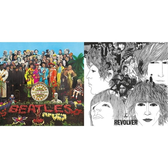 Sgt. Pepper's Lonely Hearts Club Band (2017 Stereo Mix/180G/Original Stencils) & Revolver Special Edition [LP Vinyl Bundle]