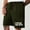 Army Green, variant on Njoeus Shorts Mens Biker Basketball Shorts Men's Elastic Waist Exercise Fitness Shorts Pants Pocket(Big & Tall Size) On Clearances
