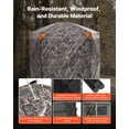 thumbnail image 4 of VEVOR Hunting Blind, 6-7 Person, 288 Degree 5 Side See-Through Ground Blinds with Carrying Bag, Portable Camouflage Tent, Durable Concealed Shelter with Silent Zipper Door and Window, for Turkey Deer, 4 of 9
