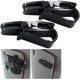 thumbnail image 4 of 2 Pack Glasses Holders for Car Sun Visor, Sunglasses Eyeglasses Mount with Ticket Card Clip - Silver/Black, 4 of 5