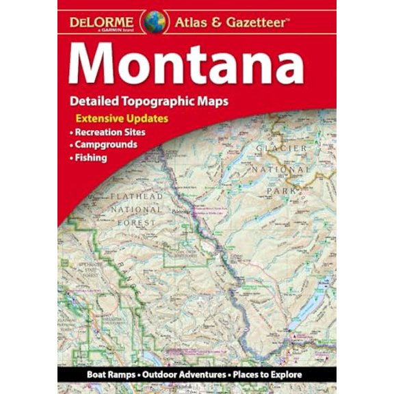 Pre-Owned Delorme Montana Atlas & Gazetteer 10th Edition (Paperback) by Rand McNally