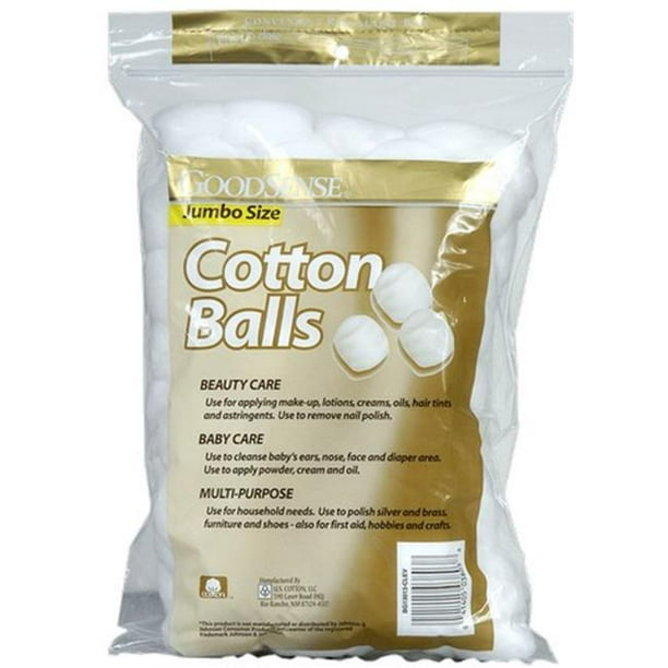 Good Sense Jumbo Size Cotton Balls, 100 Count Case of 36 Walmart