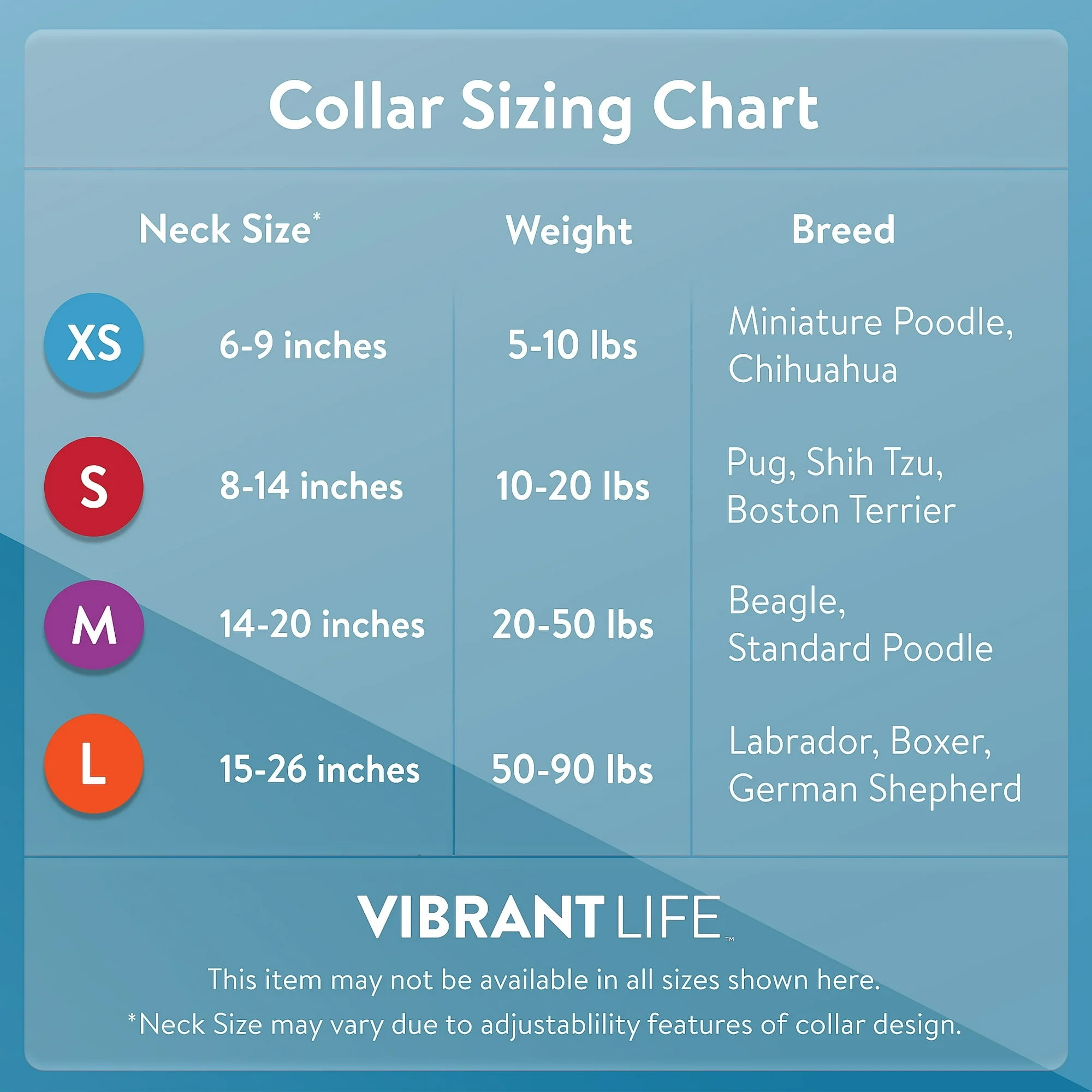 Vibrant Life Dog Collars, Abstract Shapes Fashion Pet Collar, Multicolored, Medium
