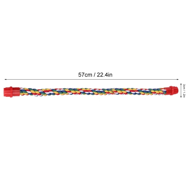 Colorful Hanging Cotton Rope Bird Standing Frame for Comfortable Bird Chewing and Climbing