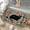 Black Cat with Floral Border, variant on 1pc Pentagram Absorbent Non-Slip Bathroom Thickened Flannel Rug Decor,Soft,Quick Drying,Suitable For Indoor/outdoor Use,Bathrooms,Bedrooms,Kitchens,Terrace,Laundry Rooms,16"x24"