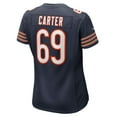 thumbnail image 3 of Women's Nike Ja'Tyre Carter Navy Chicago Bears Game Player Jersey, 3 of 4