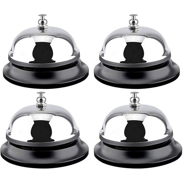 Big Call Bells 3 38 Inch Diameter Chrome Finish All Metal Construction Desk Bell Service For Hotels Schools Restaurants Reception Areas Hospitals Warehouses Silver Com Big Call Bells 3 38 Inch Diameter, How Deep Should A Reception Desk Bell