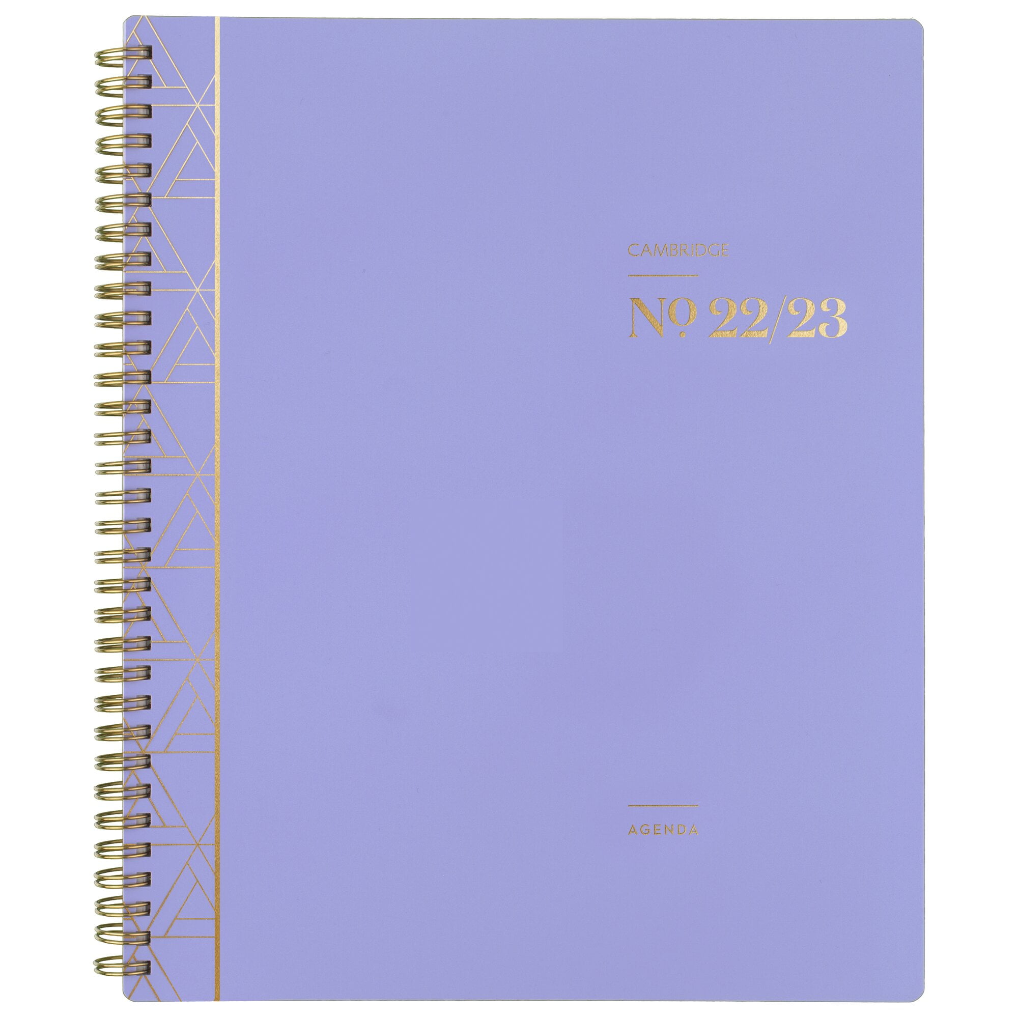 Cambridge WorkStyle Focus Academic 2022-2023 Weekly Monthly Planner, Lavender, Large, 8 1/2' x 11'