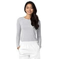 thumbnail image 4 of Adar Underscrubs for Women Multi Color 2 Pack - Long Sleeve Underscrub Comfort Tee, 4 of 6