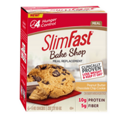 Slimfast 80401 Slimfast Bake Shop Peanut Butter Chocolate Chip Cookie 4