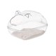 thumbnail image 5 of Contenedor de baño de arena para hámster, lavabo totalmente transparente, urinario transparente acrílico, casa de inodoro de para accesorios Rectángulo M Gloria Baño de hámster, 5 of 5