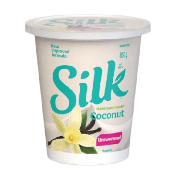 Yogourt Silk à base de plantes, saveur vanille non sucrée, 650 G Silk Coco Unsw Vanille 650g