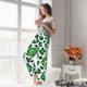 thumbnail image 5 of Fotbe Leopard print St. Patrick's Day Pantalones de Pijama para Mujer, Pantalones de Dormir, Pantalones Pj con Cordón y Bolsillos-Small, 5 of 6