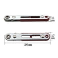 thumbnail image 5 of Flat Head Mini Ratchet Wrench 90 Degree Offset Screwdriver Handle with Bit Set Dual Drive Head Ratchet Wrench Hand Tool, 5 of 5