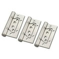 thumbnail image 4 of STRANDCHIC 3 PCS Face Frame Mounting Hinges for Kitchen Cabinet with Smooth Operation Silver, 4 of 8