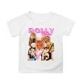 thumbnail image 3 of Oceanwell Toddler Kids Boys Girls Dolly Shirts Country Music Legend T-Shirt Crewneck Short Sleeve Casual Tops Shirts Blouse Black 3-4 Years,10-11 Years,White, 3 of 3