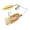 Hot Slaw/Silver + Gold, variant on Berkley Power® Blade Compact, Spinnerbaits, Shad Spawn/Gold + Silver (1-count)